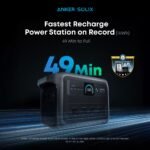 Anker - SOLIX C1000X Gen2 Portable Power Station 2000W (1024 Wh Capacity) - Dark Gray - Image 2