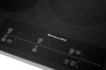 KitchenAid 30-Inch Electric Cooktop with 5 Elements and Touch-Activated Controls In Black with Stainless Trim - KCES950KSS - Image 2