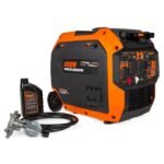 WEN DF680iX Quiet 6800-Watt Dual Fuel RV-Ready Electric Start Portable Inverter Generator with Fuel Shut Off and CO Watchdog for Electric Vehicle Backup - Image 3