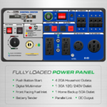DuroMax 11,000 Watt Portable Tri Fuel Inverter Generator - Quiet, Low THD - Image 6