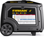 Firman - W05583 Remote & Electric Start 120/240V RV Ready 6850-Watt Gasoline Inverter Portable Generator - Grey, Black - Image 6
