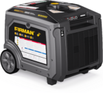 Firman - W05583 Remote & Electric Start 120/240V RV Ready 6850-Watt Gasoline Inverter Portable Generator - Grey, Black - Image 9